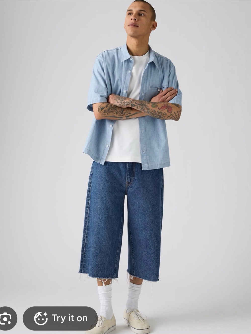 NWT Levi’s 478 Baggy Capri